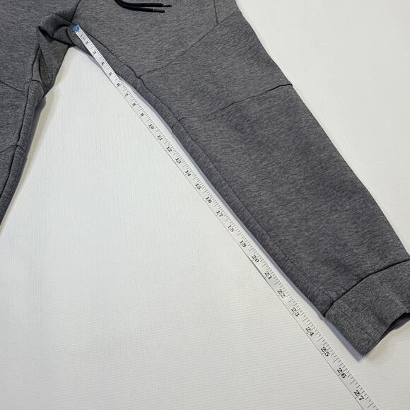 Nike Pants Mens Medium Gray Tech Fleece Joggers Tapered Zip Pocket 805162-091 - Picture 10 of 13